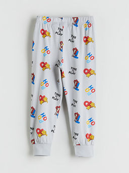 Beli Lastikli Winnie the Pooh Bask?l? Erkek ?ocuk Pijama Alt