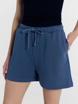 Шорты женские мини в синем цвете деним 332311 - Mark formelle фото 4