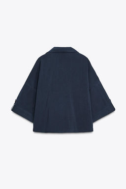 WIDE SHORT SLEEVE SHIRT - Zara фото 8