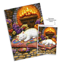 ФРЕЯ Пазл 500 элемент. PZL-500/83 Сон у камина