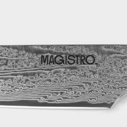 Нож овощной Magistro Ортего, длина лезвия 12.7 см, дамасская сталь AUS-10  фото 4