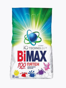БИМАКС-АВТОМАТ стир.порошок 6000гр 100 пятен
