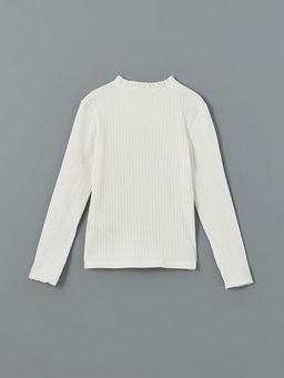 Bisiklet Yaka K?z ?ocuk Ti??rt - Waikiki фото 2