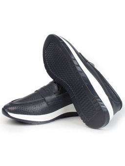 03-ZL-2081 NAVY Полуботинки женские (натуральная кожа)