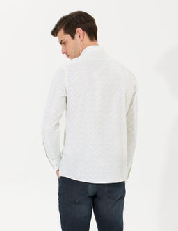 A__k Sar_ Slim Fit Uzun Kollu G_mlek