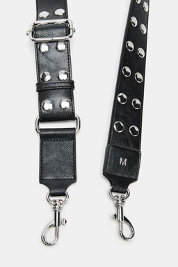 BANDOLERA PARA BOLSO TACHAS / Negro