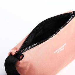 Сумка молодёжная на молнии, цвет розовый - Simaland фото 7