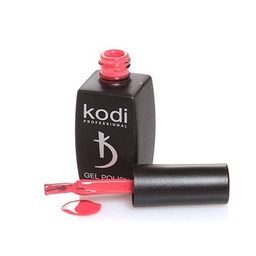 Kodi Гель-лак Светлый красно-коралловый, без перламутра и блесток, плотный, 8 мл  фото 2