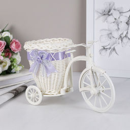 Корзина декоративная Велосипед / BU036-2 /уп 96/ - Галеонтрейд фото 4