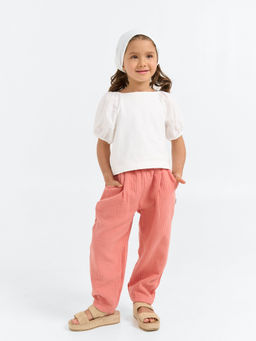 Брюки муслиновые Клубничный смузи