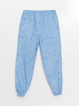 Beli Lastikli ?i?ekli K?z ?ocuk Jogger Pantolon - Waikiki фото 2