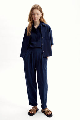 ЕВТ 3280/индиго рубашка жен