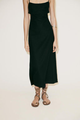 CUT-OUT EMBROIDERED DRESS - Zara фото 3