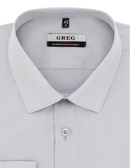 Сорочка мужская длинный рукав GREG 320/239/GR/ZN  фото 4