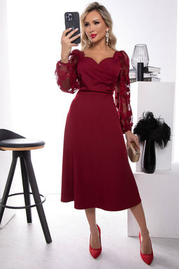 Платье Ночь нежна (марсала) П7510