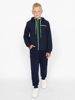 CRB wear/CWJB 90205-41 Костюм для мальчика (толстовка, брюки),темно-синий/Ex.Cherubino