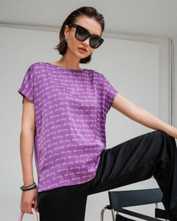 Футболка с шелковой полкой