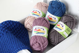 Пряжа ALPINA GARRY 100% мерсеризованный хлопок 10 шт. х 50 г 50 м  2 м