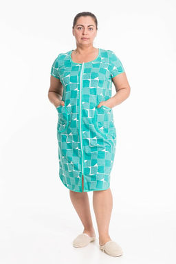 Халат М31968бм белый/ментол