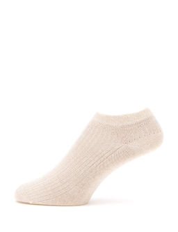 Kad_n Ekru Simli 2li Patik _orap