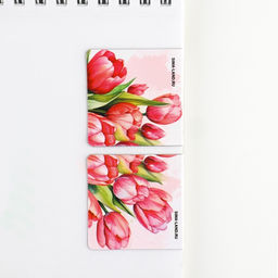 Подарочный набор, блокнот и магнитные закладки 2 шт. Самой нежной! С 8 марта - Artfox фото 11