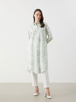 ?i?ekli Kad?n G?mlek Tunik