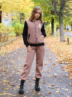 Бомбер Движение коричневый Ладошки фото 3