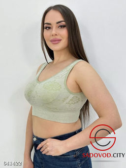 Топ тонкий с поролоном