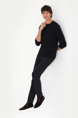 Свитер мужской U. S. Polo Assn Basic черный из хлопка - U.s. polo assn фото 18