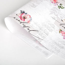 Цена за 10 шт. Бумага упаковочная крафтовая Нежность, 50?70 см