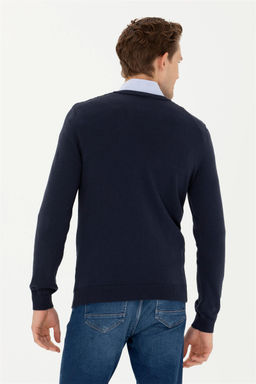 Мужской темно-синий свитер - U.s. polo assn фото 5