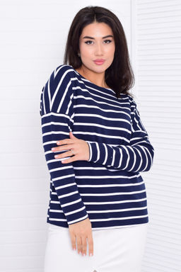 *Джемпер тельняшка женский Ф-3-039 - Новое кимоно фото 2