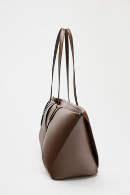 WOVEN ELONGATED TOTE BAG - Zara фото 5