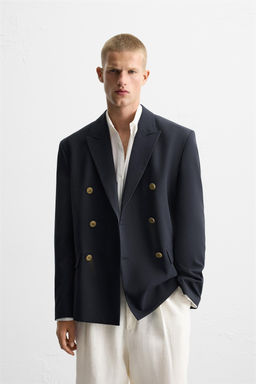 DOUBLE-BREASTED BLAZER - Zara фото 3