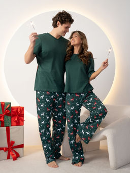 Комплект новогодняя пижама из 100% хлопка - Binita фото 7