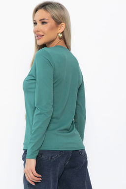 Джемпер трикотажный Бетси (зеленый) Б14870-50М - Lt collection фото 3