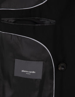 Siyah Ex. Slim Fit %100 Y_n Kruvaze Tak_m Elbise