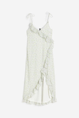Vestido de gasa con volantes