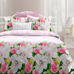 Пододеяльник на пуговицах Евро Макси Ницца 240х215см, бязь Комфорт 121г/м2, хлопок 100%, упаковка классическая ПВХ 28х41см, Домашняя мода (Россия)  фото 5