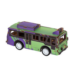 REZARK ROM-05 Серия Транспорт (мини) Пазл 3D 30 элемент. Автобус