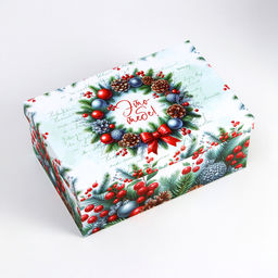 Набор подарочных новогодних коробок 10 в 1 С новым годом, 32.5?20?12.5 - 12?7?4 см