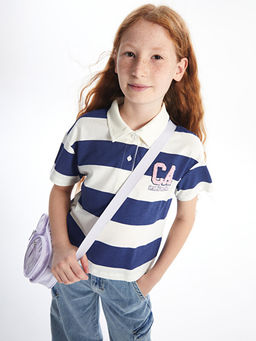 Polo Yaka K?sa Kollu K?z ?ocuk Ti??rt - Waikiki фото 3