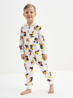 Комбинезон для сна для мальчика с принтом - Kogankids фото 4