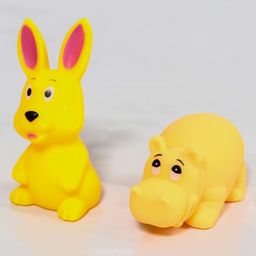 Резиновые игрушки для ванны Крошка Я «Малыши», с пищалкой, в наборе 12 шт.
