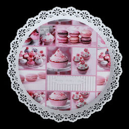 Поднос круглый 30x2,5 см / JCA168 /уп 120/ - Галеонтрейд фото 2