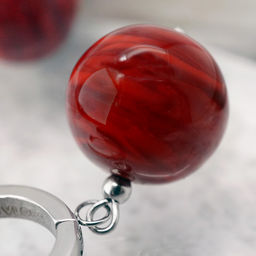 Серьги из муранского стекла CHERRY & CHOCOLATE LS3476