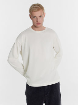 Лонгслив мужской белый