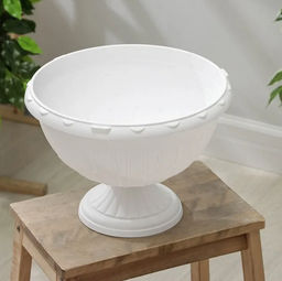 Вазон Джулия 8л (белый) М1389 - Альтернатива фото 4