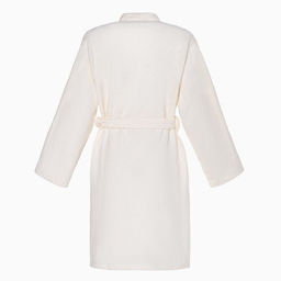 Халат махровый женский «Экономь и Я», размер 50-52, хлопок 100%, молочный