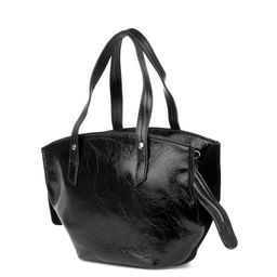 H-8548 black, Женская кожаная сумка, Barcelo Biagi
